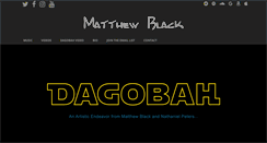 Desktop Screenshot of matthewblackmusic.com